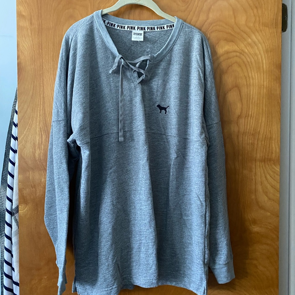 BNWOT VS Pink L sweatshirt